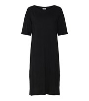 Noisy May Black Jersey Short Sleeve Midi Dress